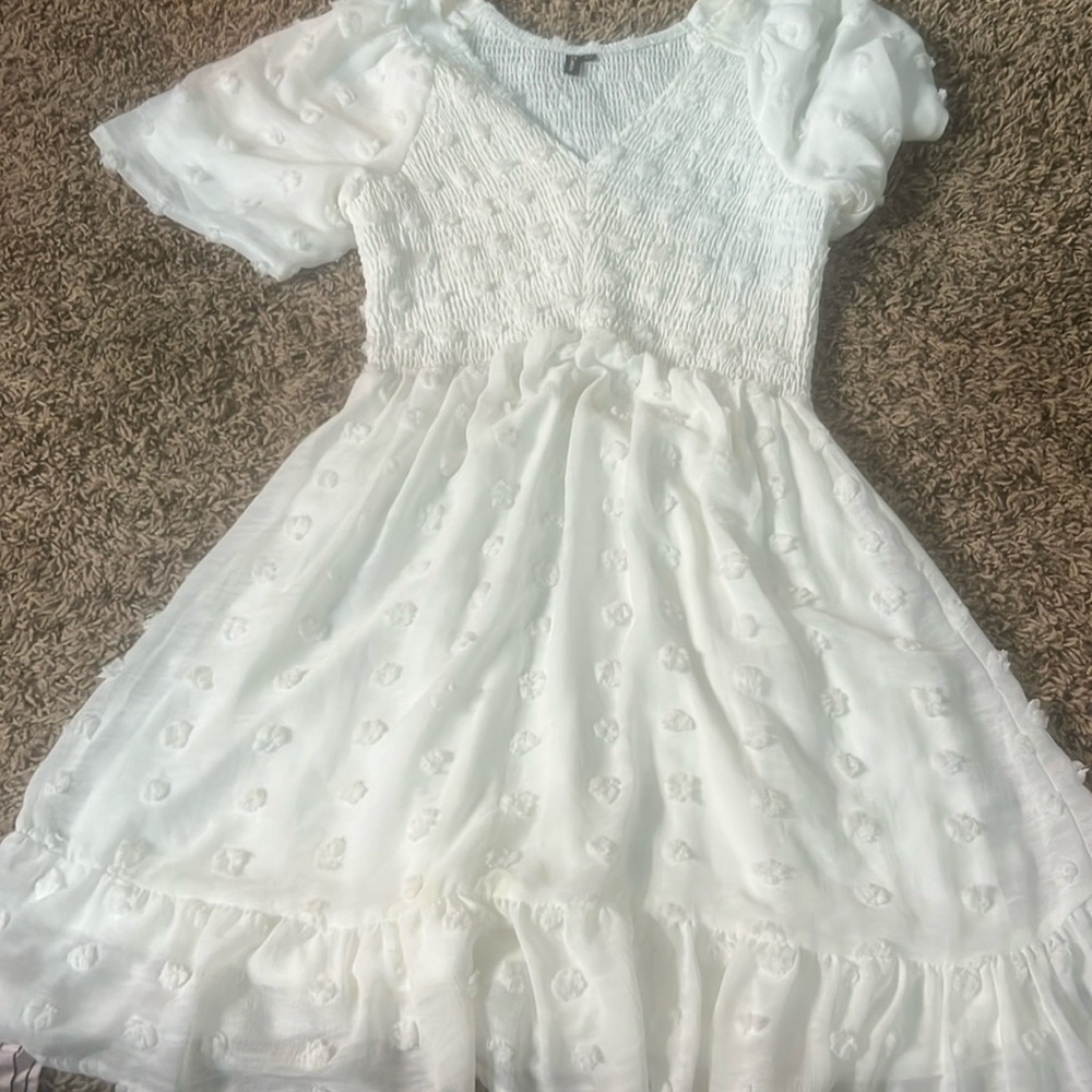 pretty white sun dress